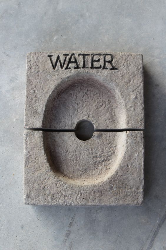 Receptacles manufactured stone veneer