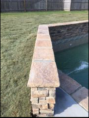 Wall Caps manufactured stone veneer